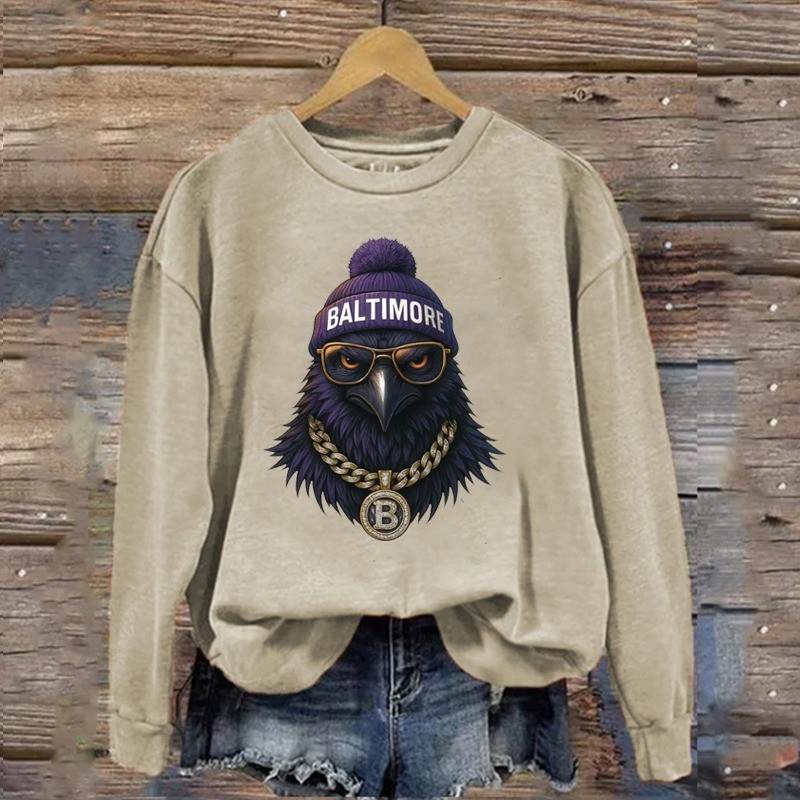 Musemora - Unisex Baltimore Ravens Sweatshirt - Game Day Football