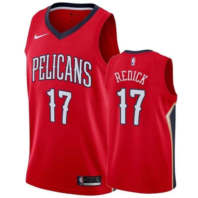 Men's New Orleans Pelicans J.J. Redick #17 Stitched Jersey Multicolor