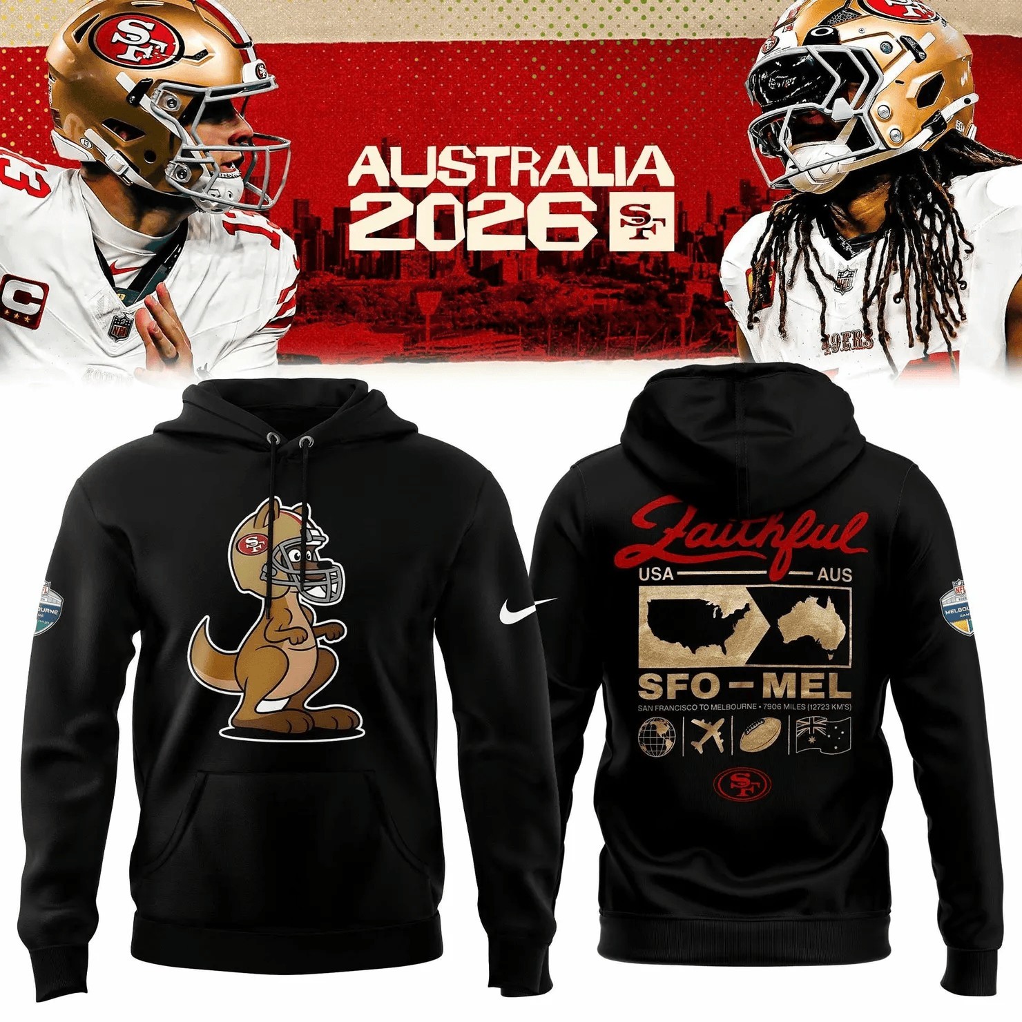 Musemora - Men's San Francisco 49ers Hoodie