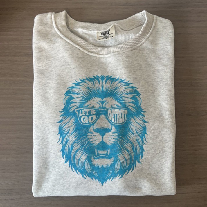 Musemora - Unisex Detroit Lions Sweatshirt - Football