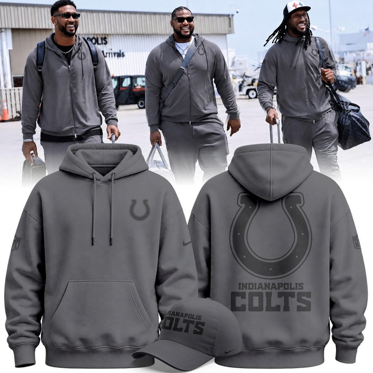 Musemora - Unisex Indianapolis Colts Hoodie - Game Day