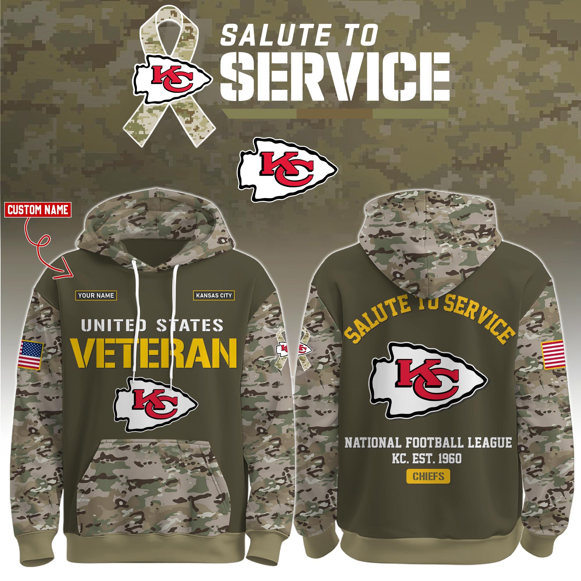 Musemora - Unisex Kansas City Chiefs Hoodie