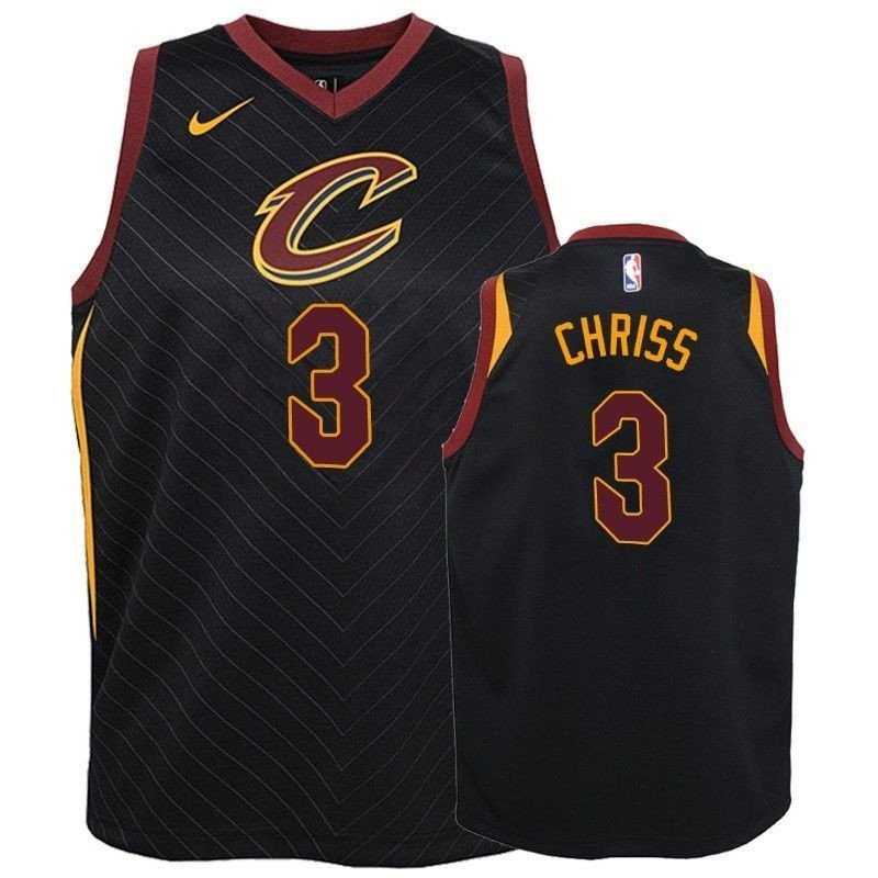 Youth Cavaliers Marquese Chriss 3 Statet Black Jersey