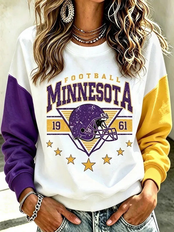 Musemora - Unisex Minnesota Vikings Sweatshirt - Football