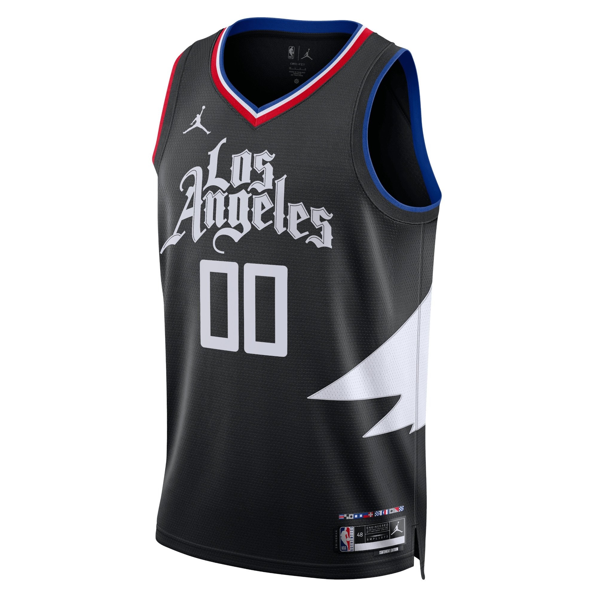 LA Clippers Jordan Statement Swingman Custom Jersey Unisex Multicolor