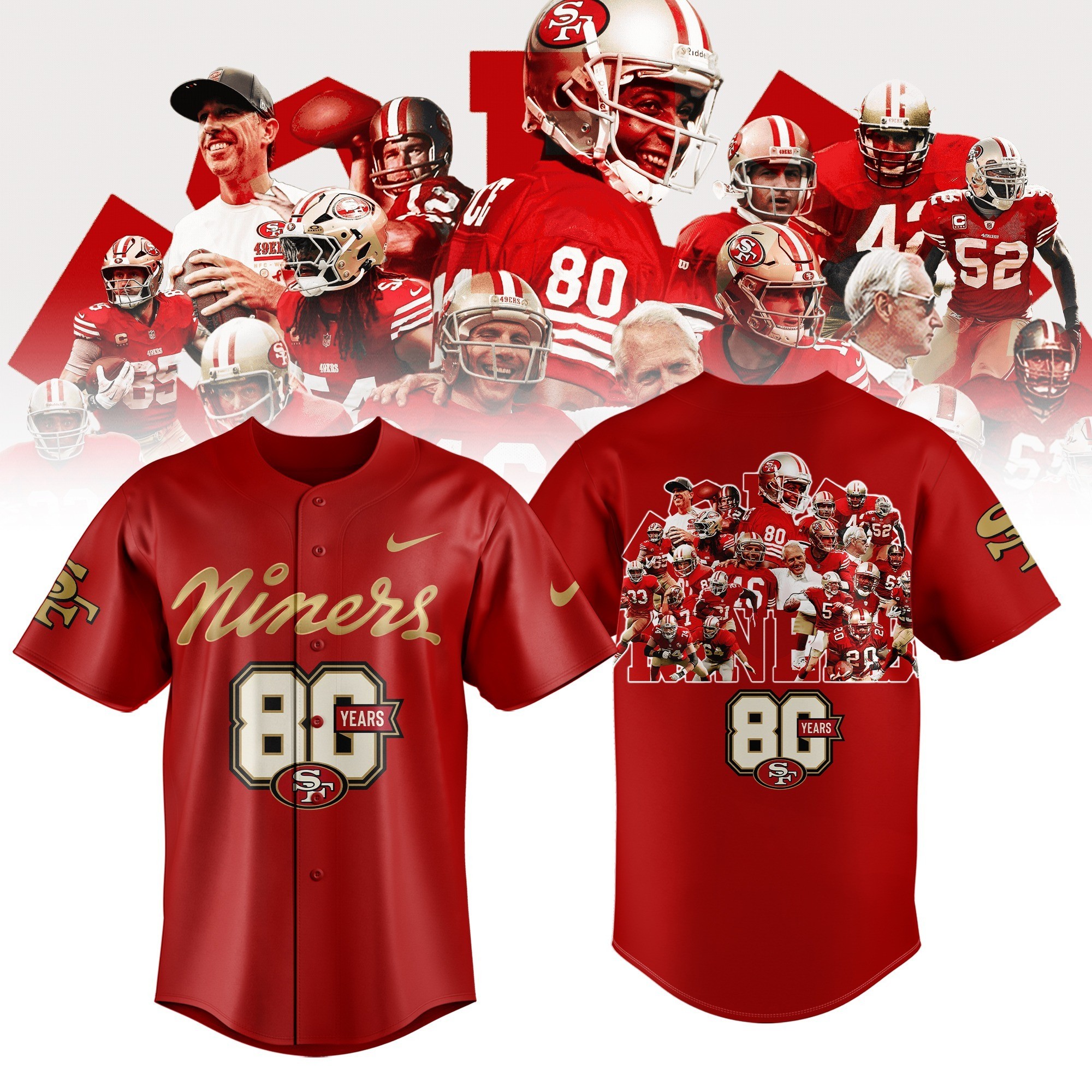 Musemora - Men's San Francisco 49ers Jersey - Game Day