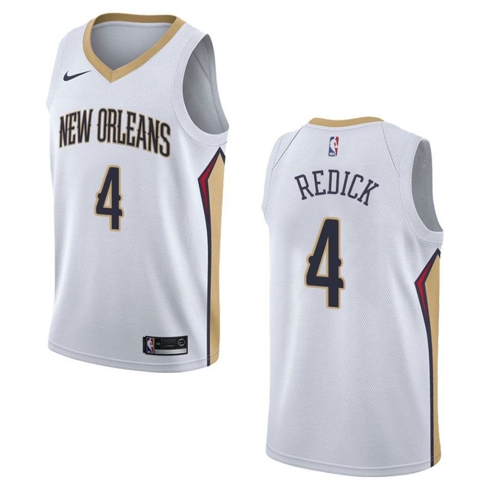 Men's New Orleans Pelicans J.J. Redick Association Swingman Jersey White