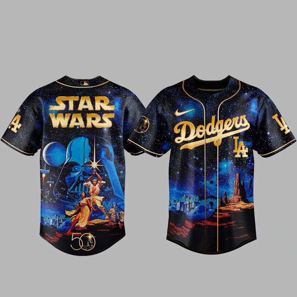 Los Angeles Dodgers x Star Wars 2026 Baseball Jersey Version 2
