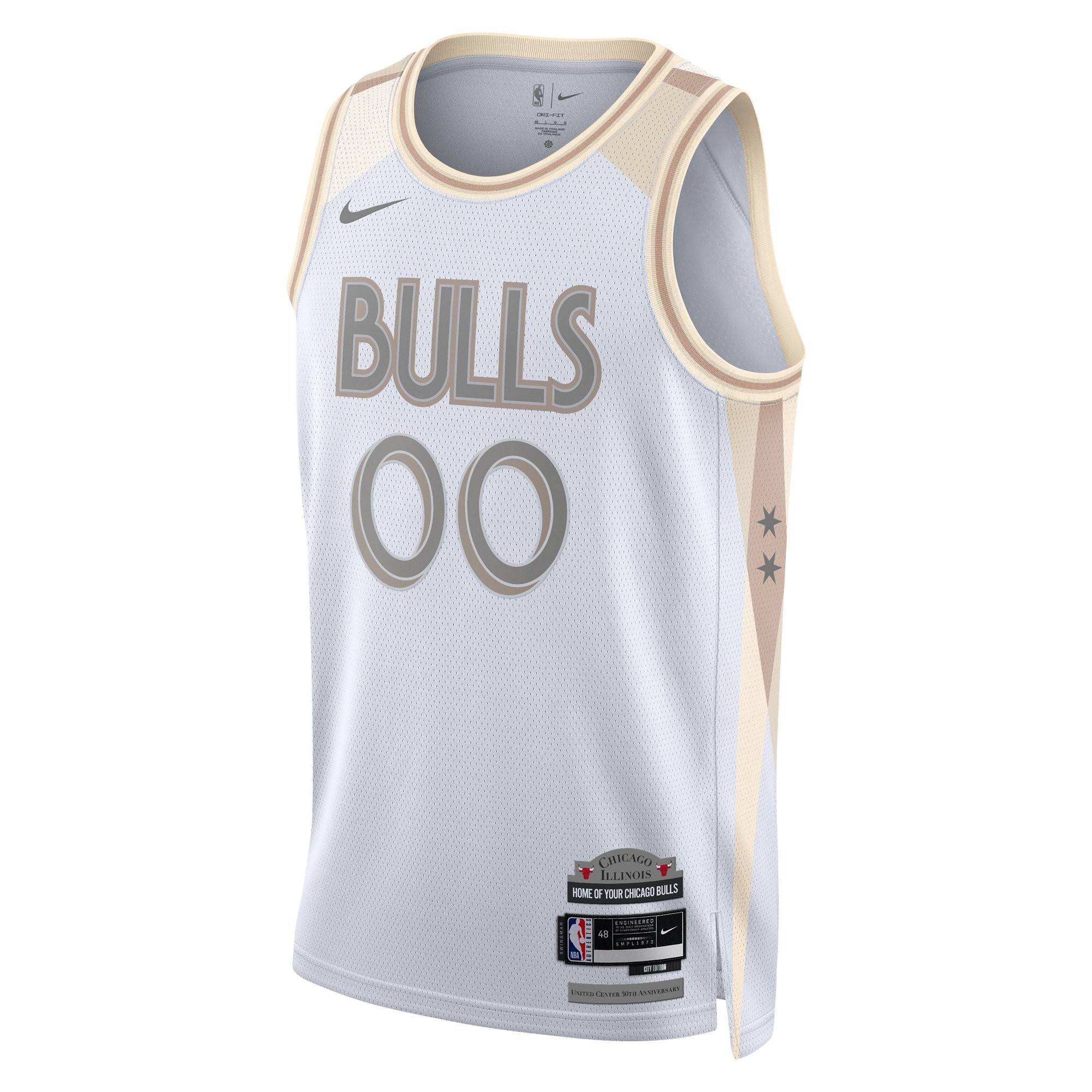 Chicago Bulls City Edition Swingman Jersey 2024 Custom Unisex Multicolor - Image 2