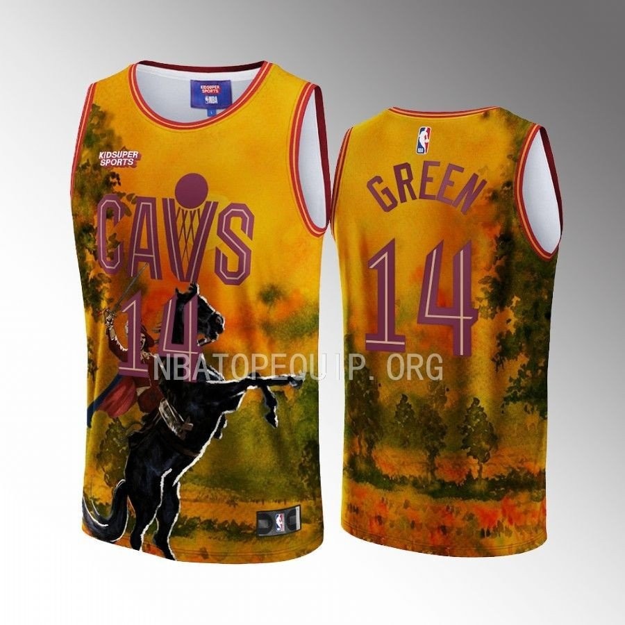 Danny Green 14 Cleveland Cavaliers KidSuper Studios Unisex Multicolor Hometown Jersey
