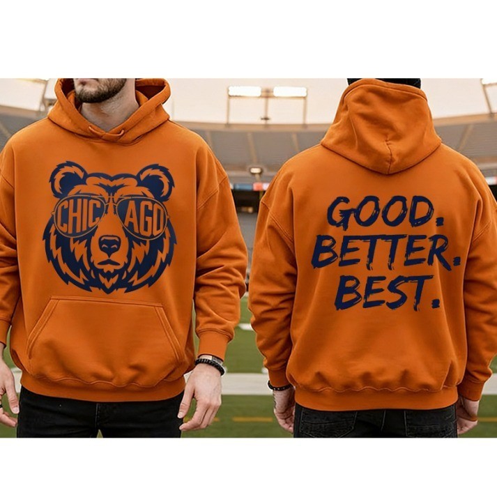 Musemora - Men's Chicago Bears Hoodie - Football