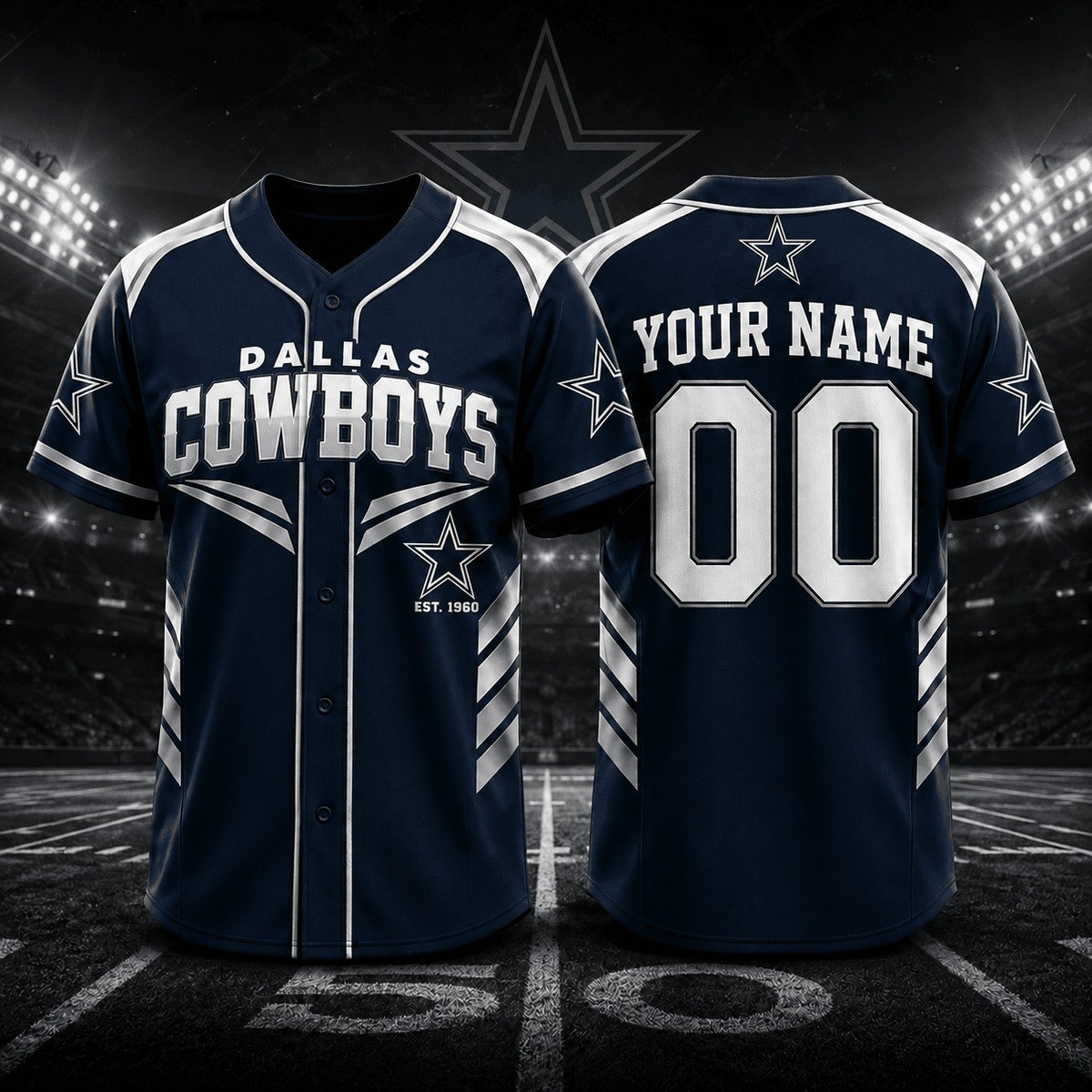 Musemora - Unisex Dallas Cowboys Jersey - Game Day Football