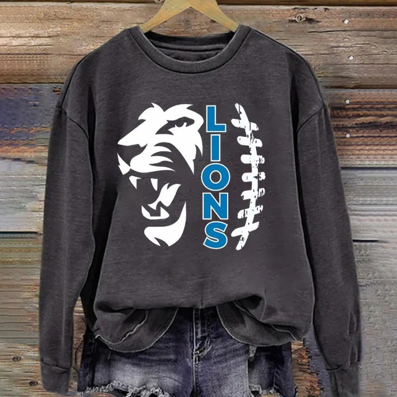 Musemora - Unisex Detroit Lions Sweatshirt - Football