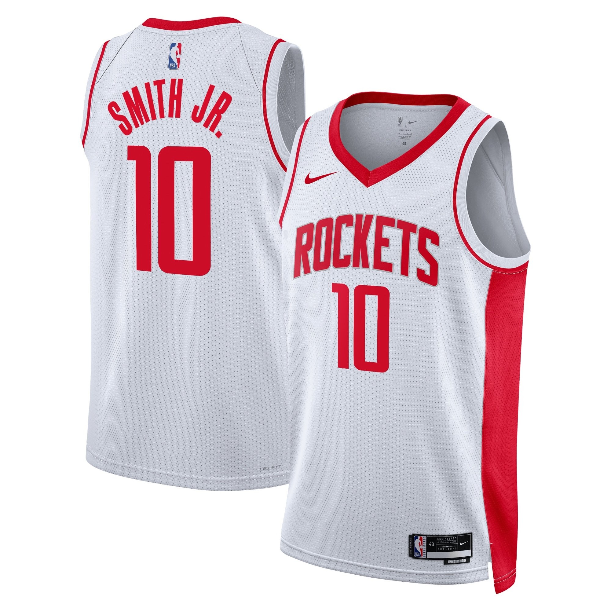 Houston Rockets Association Edition Swingman Jersey White Jabari Smith Jr Unisex