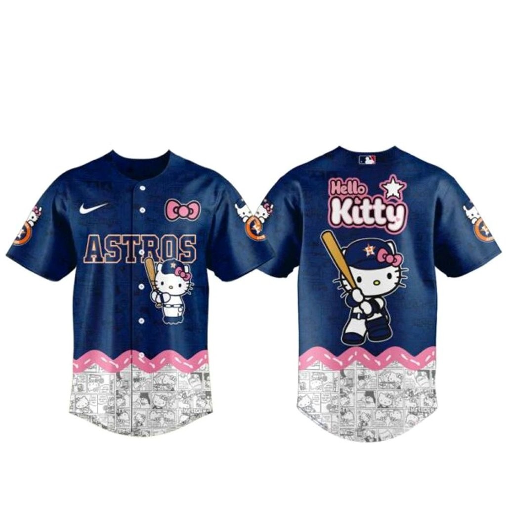 Houston Astros x Hello Kitty Night 2026 Baseball Jersey