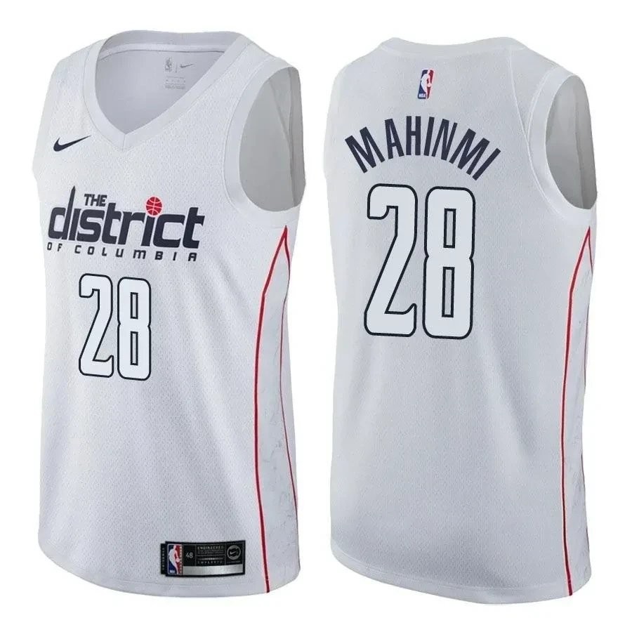 Ian Mahinmi 28 Wizards City Edition White Basketball Jersey Men's S-3XL
