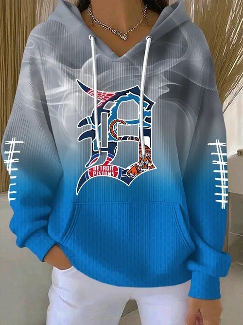 Musemora - Women's Detroit Lions Hoodie - Football