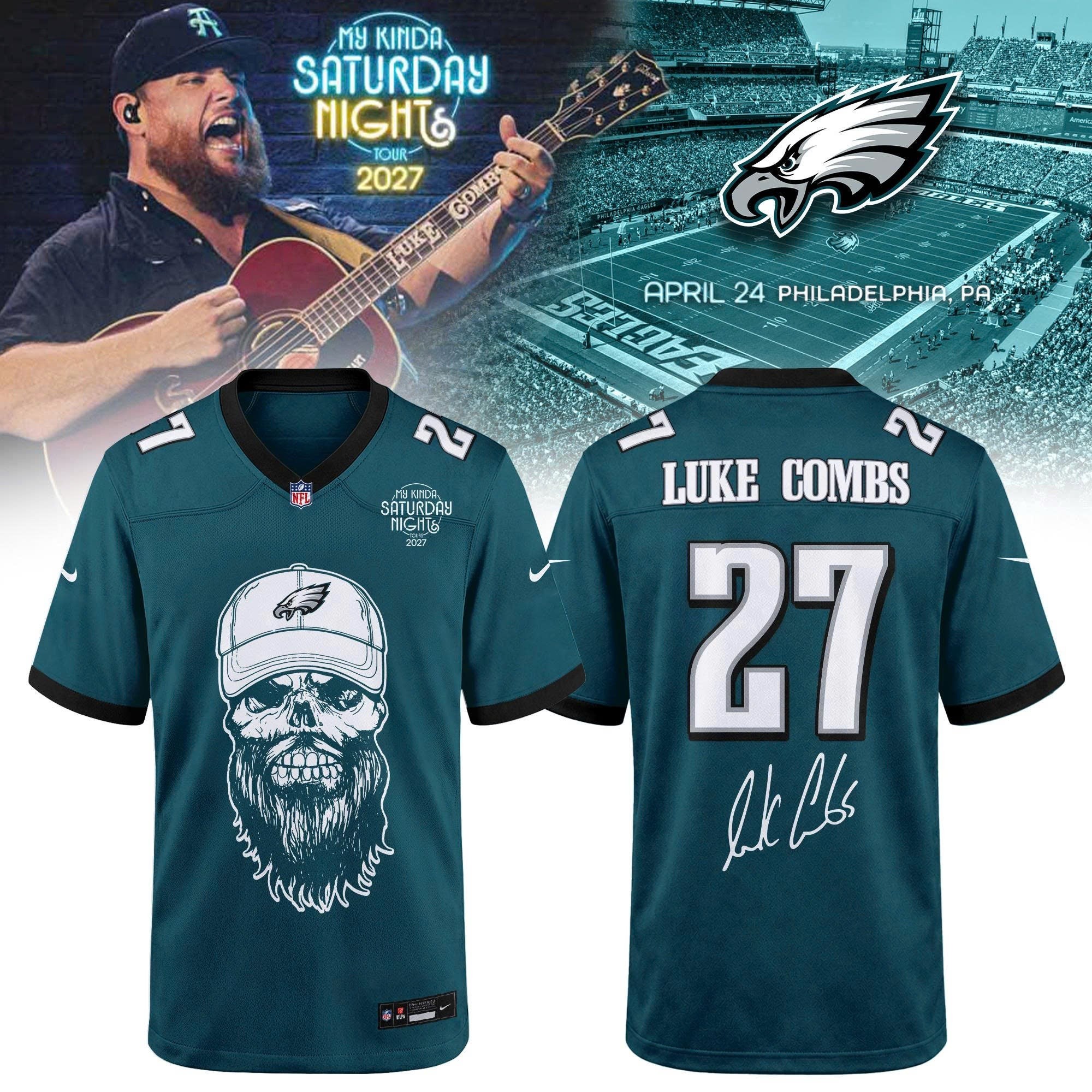 Musemora - Men's Philadelphia Eagles Jersey