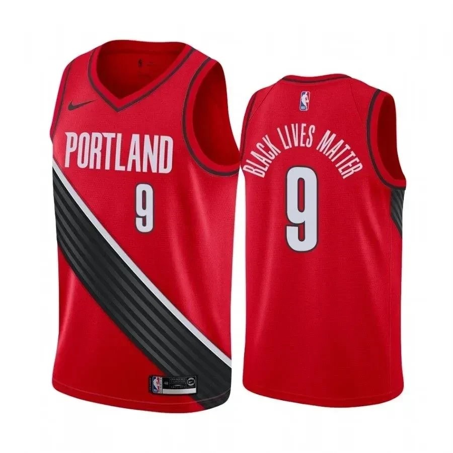 Men's Nassir Little Black Lives Matter Blazers Statement Jersey Multicolor S-3XL
