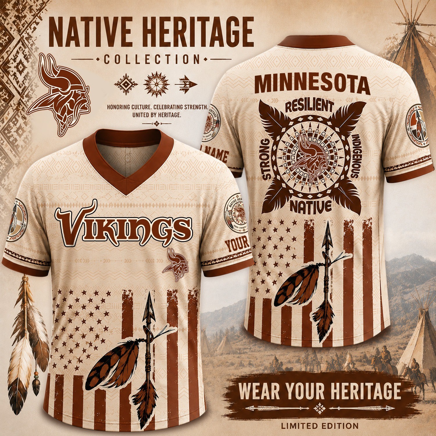 Musemora - Unisex Minnesota Vikings Jersey - Football