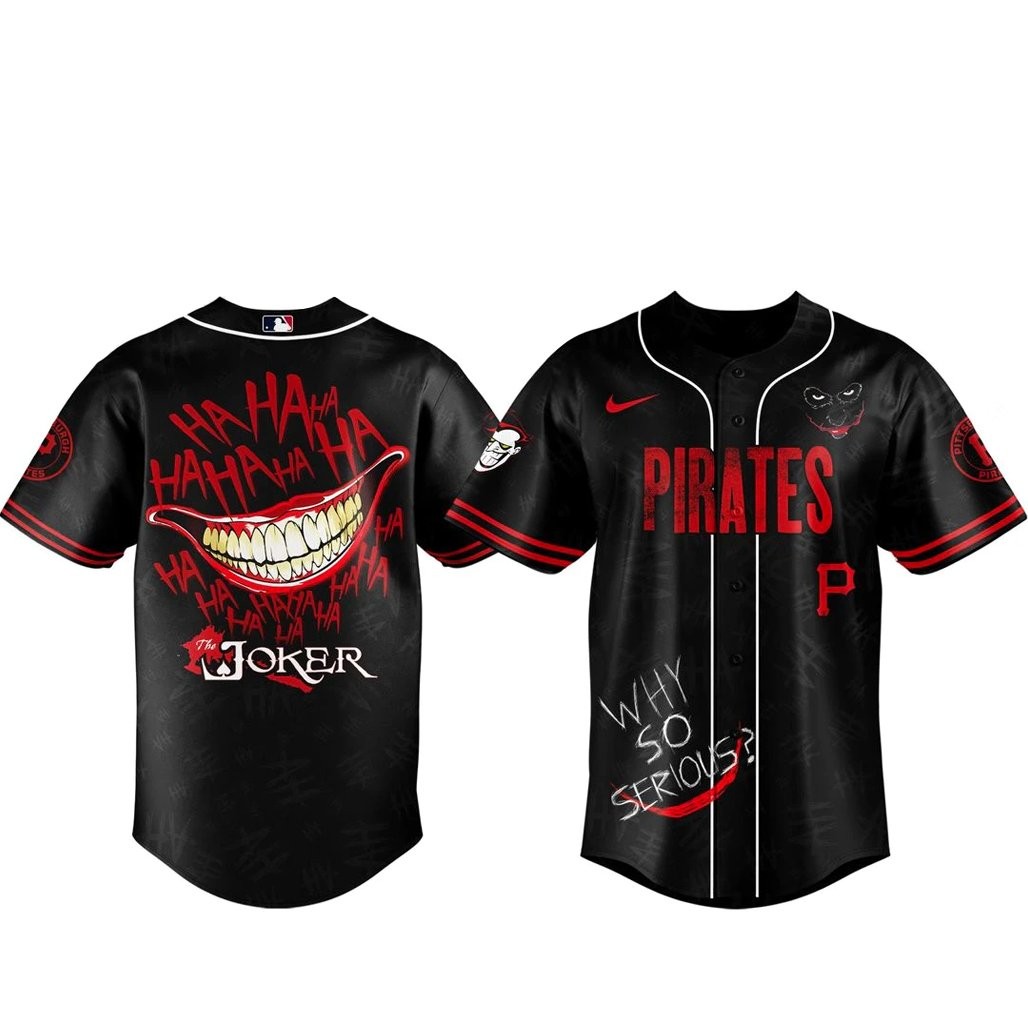 Pittsburgh Pirates X Joker Game Night 2026 Baseball Jersey