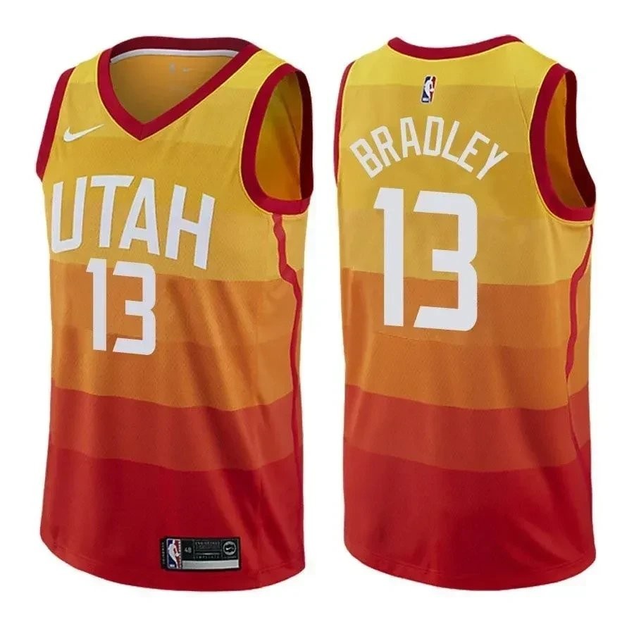 Tony Bradley 13 Jazz City Edition Gold Basketball Jersey - Adult Sizes S-3XL
