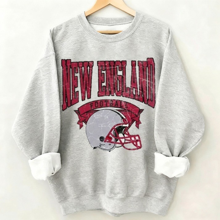 Musemora - Unisex New England Patriots Sweatshirt - Football