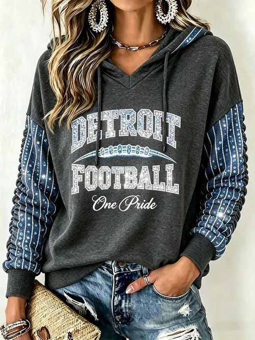 Musemora - Unisex Detroit Lions Hoodie - Football