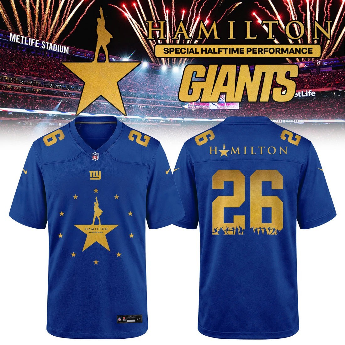 Musemora - Unisex New York Giants Jersey