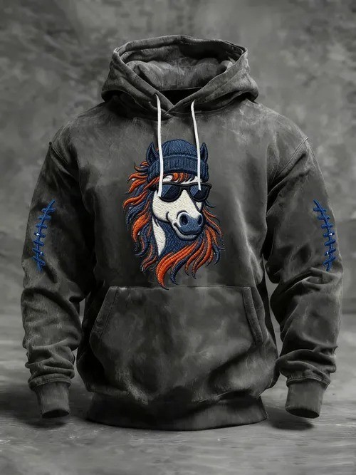 Musemora - Men's Denver Broncos Hoodie - Football
