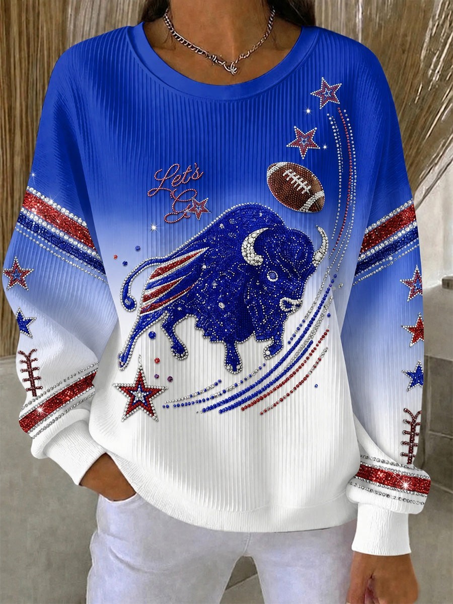 Musemora - Unisex Buffalo Bills Sweatshirt - Game Day Football