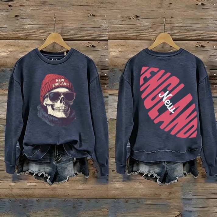 Musemora - Women's New England Patriots Sweatshirt - Football