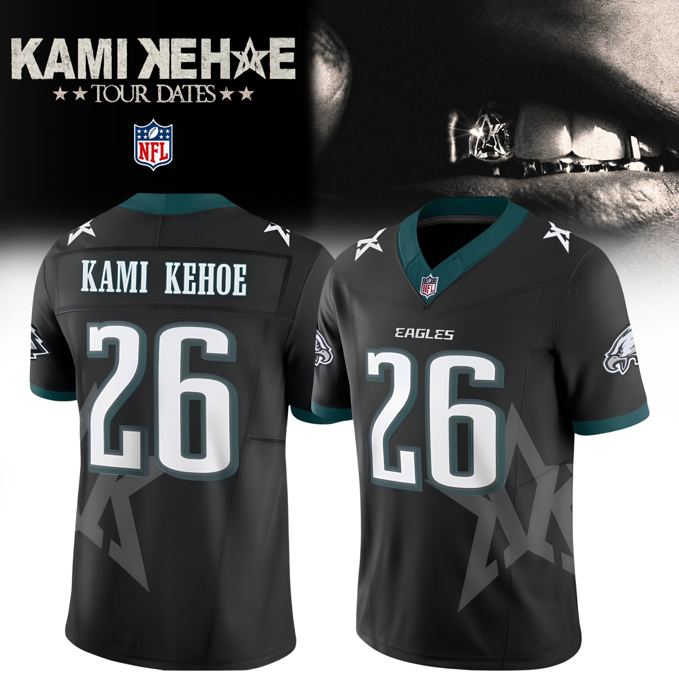 Musemora - Unisex Philadelphia Eagles Jersey - Football