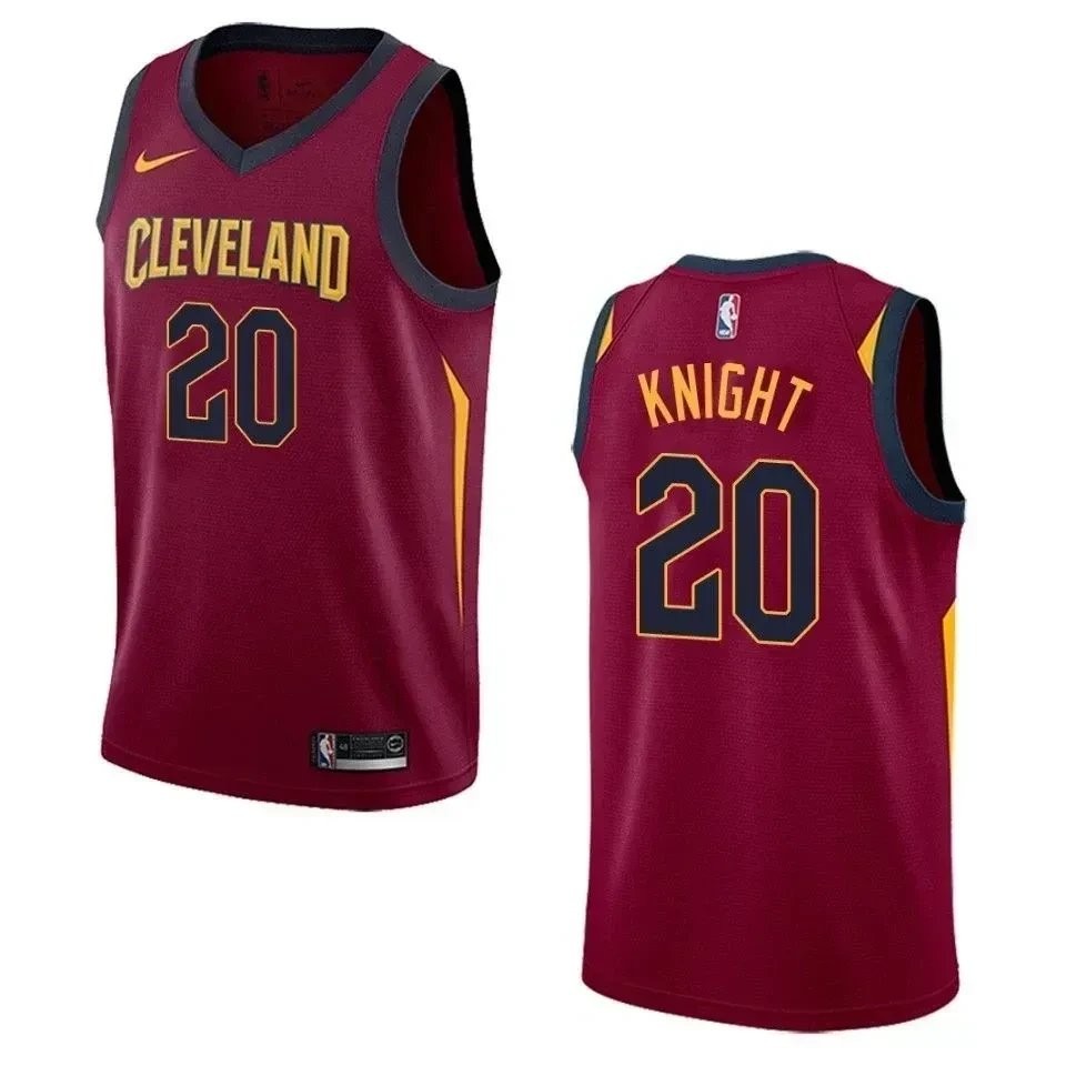 Men's Cleveland Cavaliers 20 Brandon Knight Icon Swingman Jersey - Maroon