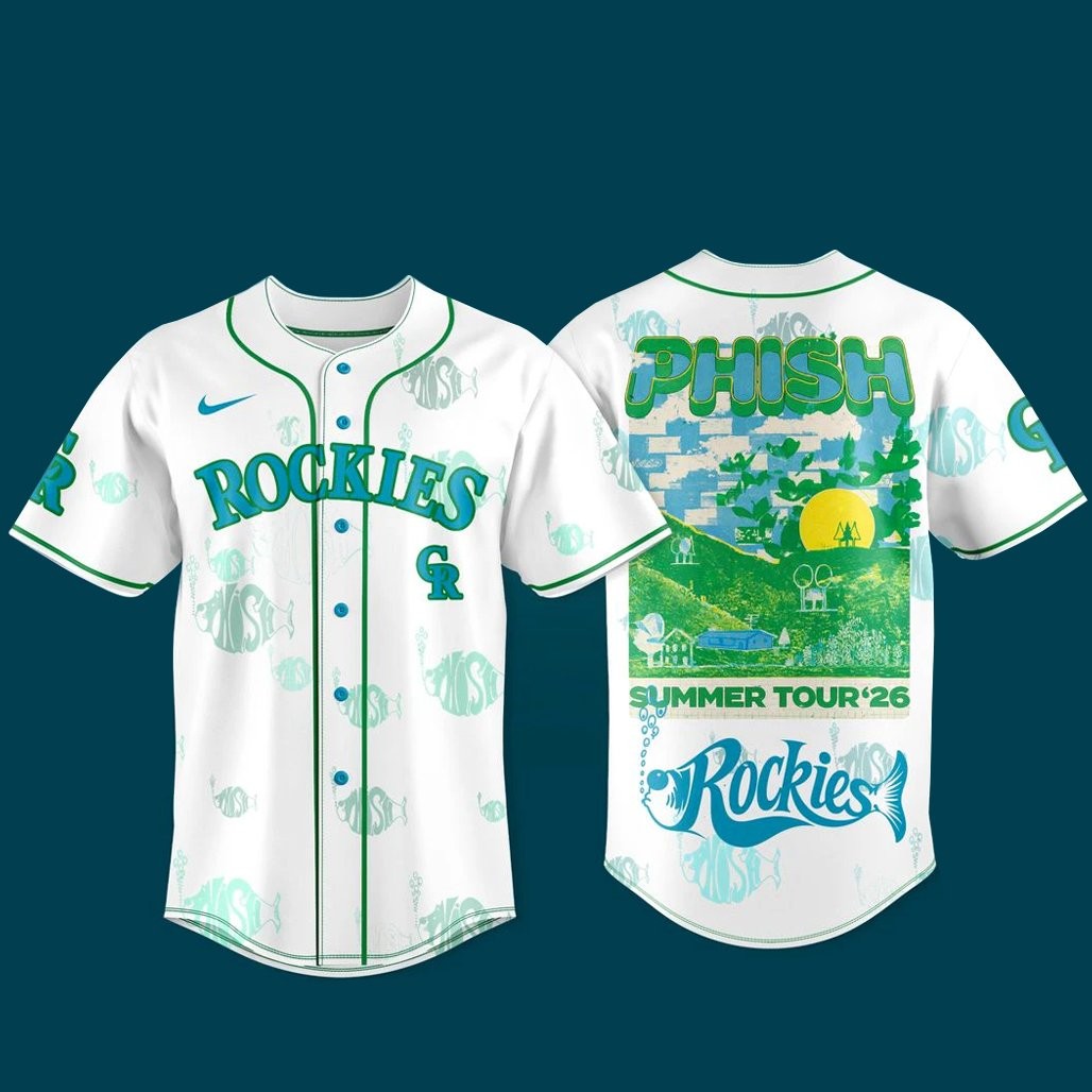 Colorado Rockies x Phish Summer Tour 2026 Baseball Jersey