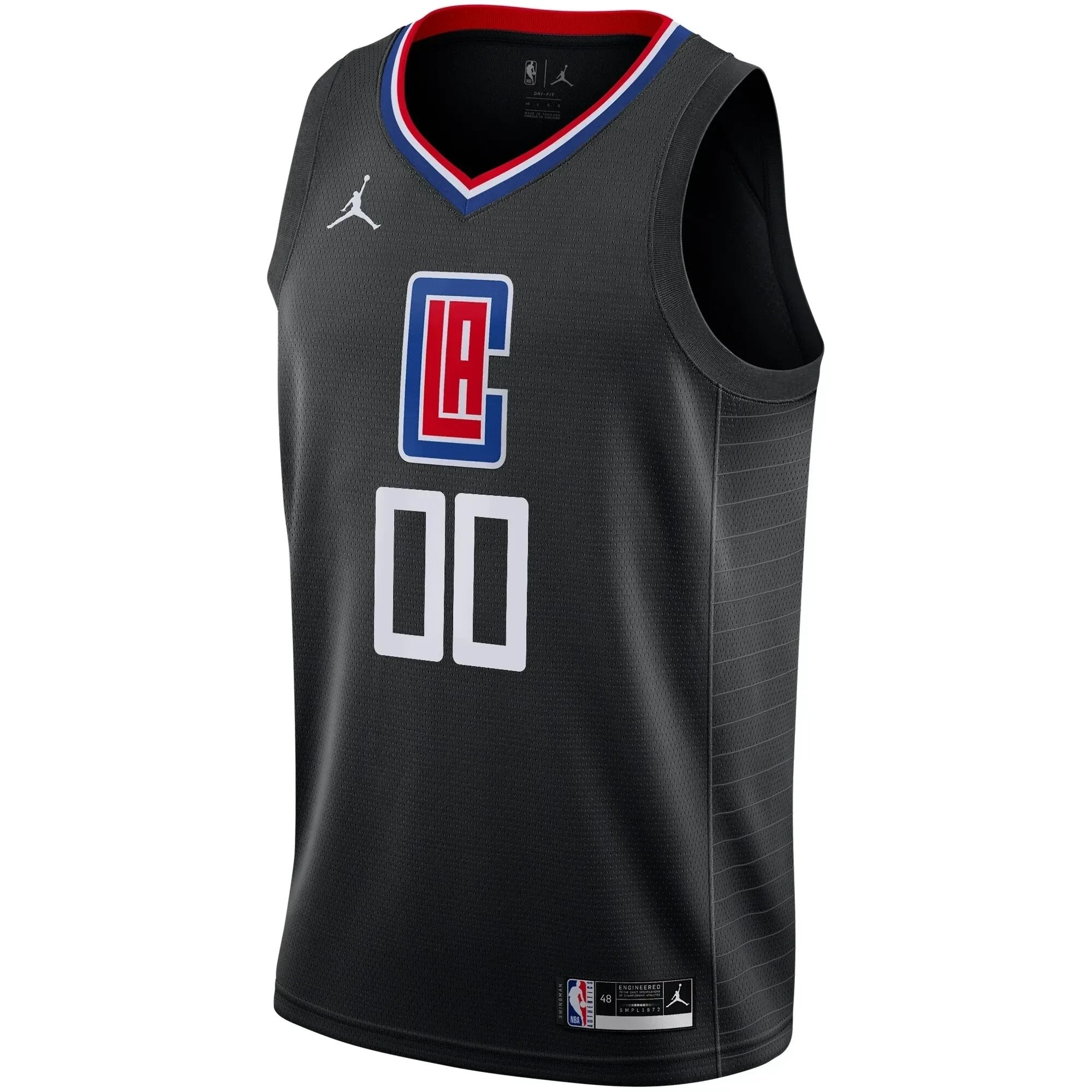 La Clippers Swingman Custom Jersey - Statement Edition - Black - Image 2