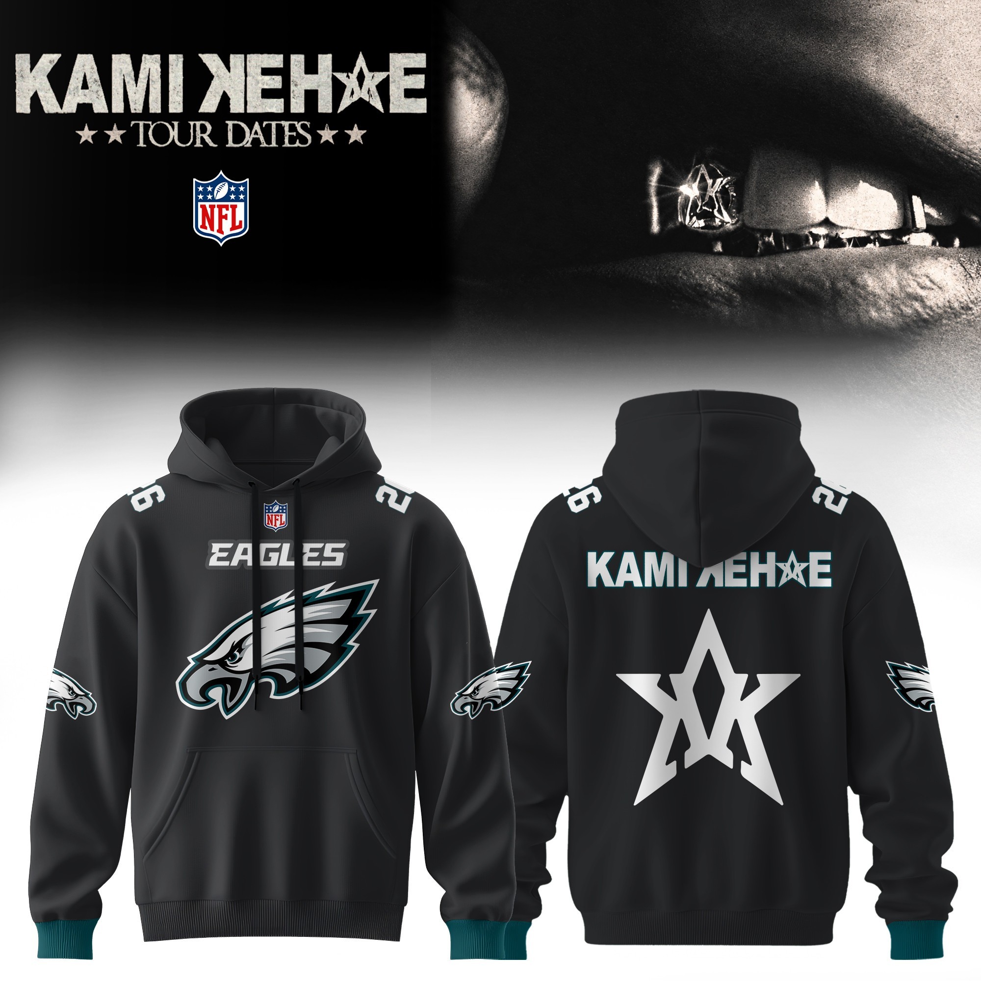 Musemora - Men's Philadelphia Eagles Hoodie