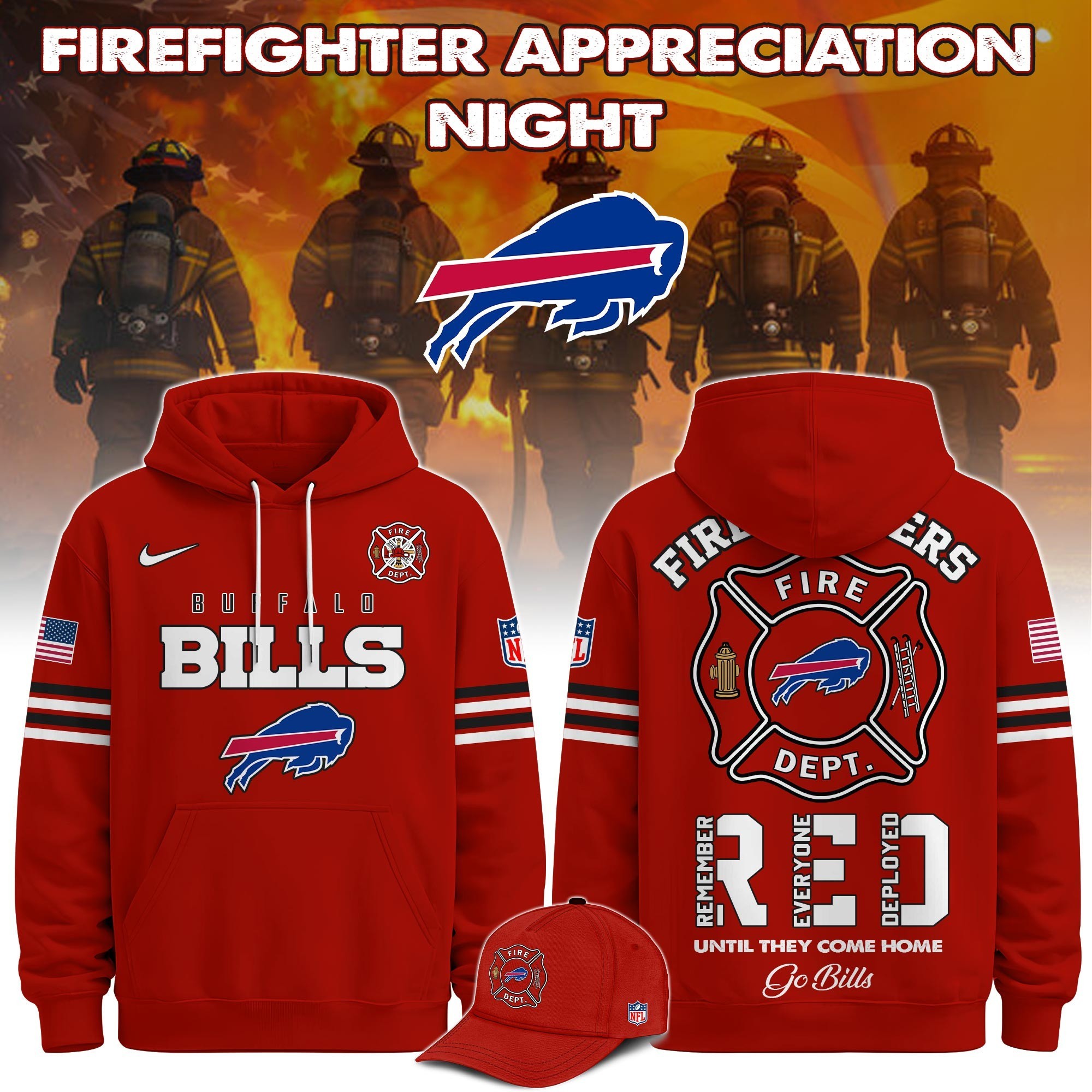 Musemora - Unisex Buffalo Bills Hoodie - Football