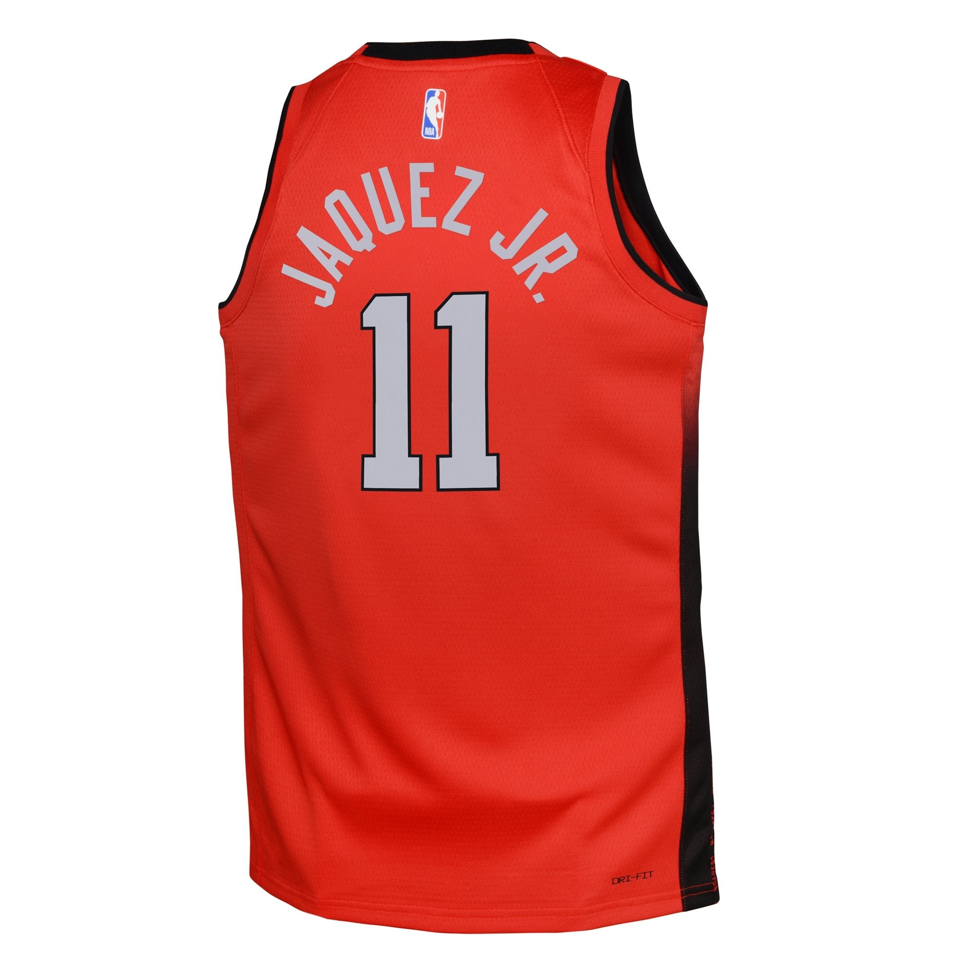 Miami Heat City Edition Swingman Jersey 2024 Red Jaime Jaquez Jr Youth - Image 3
