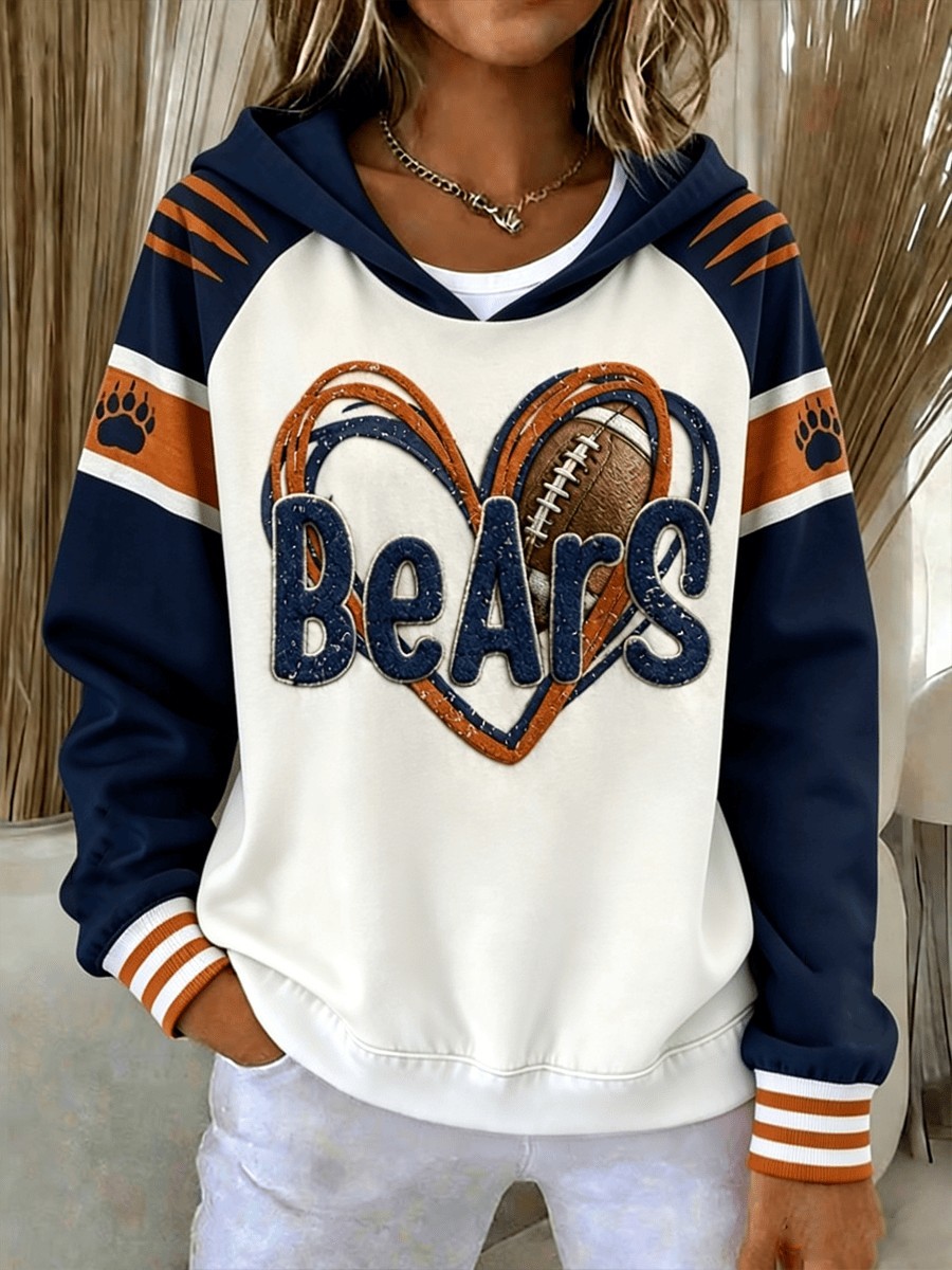 Musemora - Unisex Chicago Bears Hoodie - Game Day Football