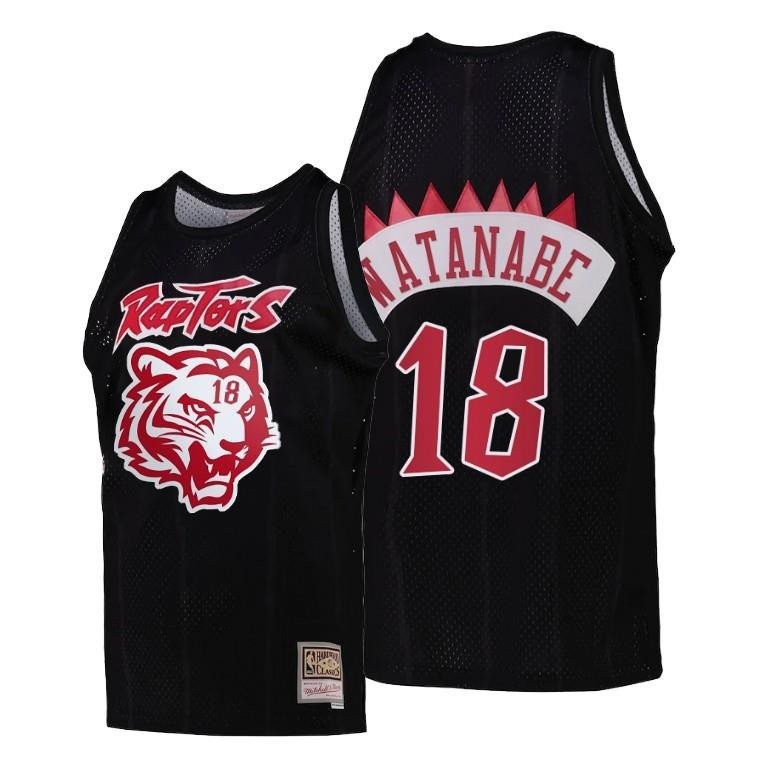 Yuta Watanabe 18 Raptors Lunar New Year of Tiger Classic Jersey - Men Jersey