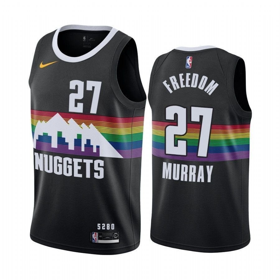 Jamal Murray Freedom Nuggets Justice For Jacob Social Justice Jersey