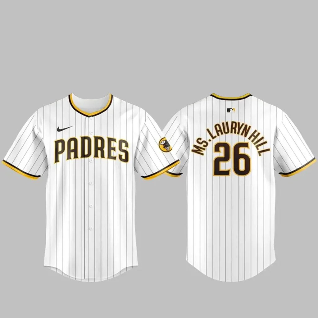 San Diego Padres x Ms. Lauryn Hill 2026 Concert Baseball Jersey