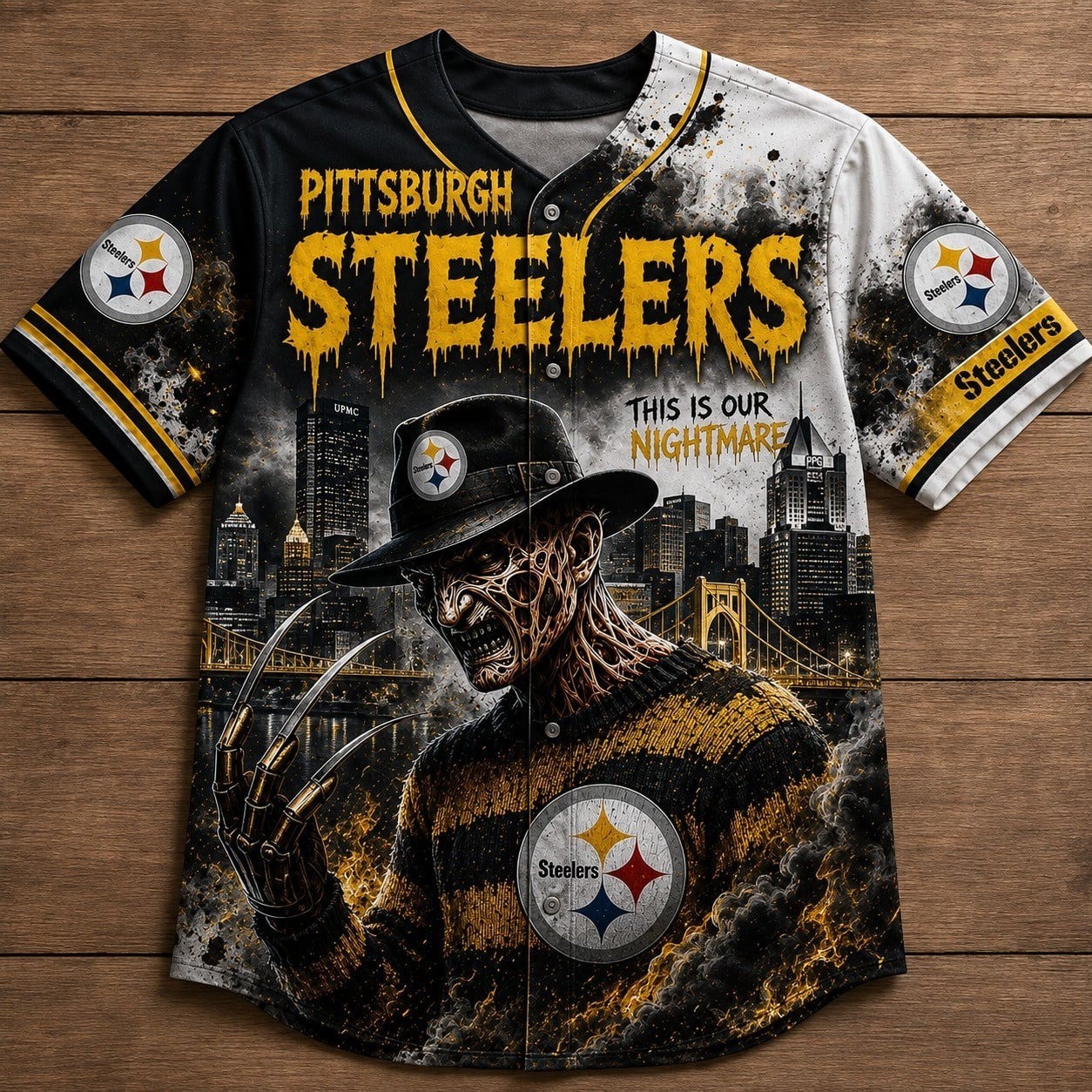 Musemora - Unisex Pittsburgh Steelers Jersey - Football