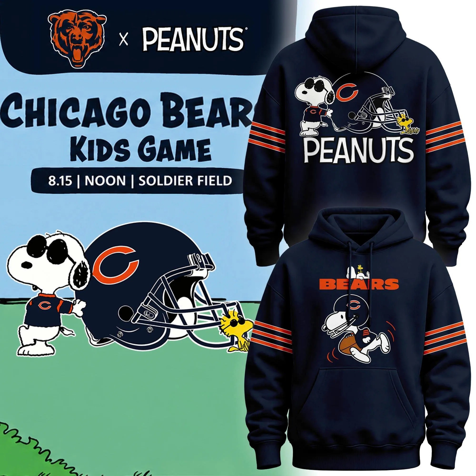 Musemora - Unisex Chicago Bears Hoodie