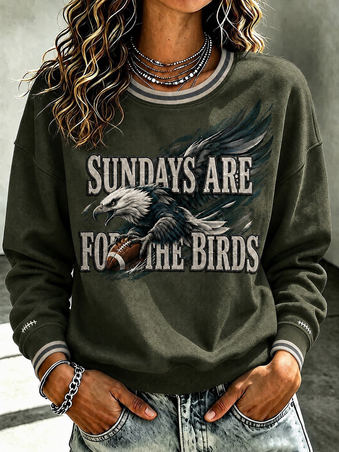 Musemora - Unisex Philadelphia Eagles Sweatshirt - Game Day