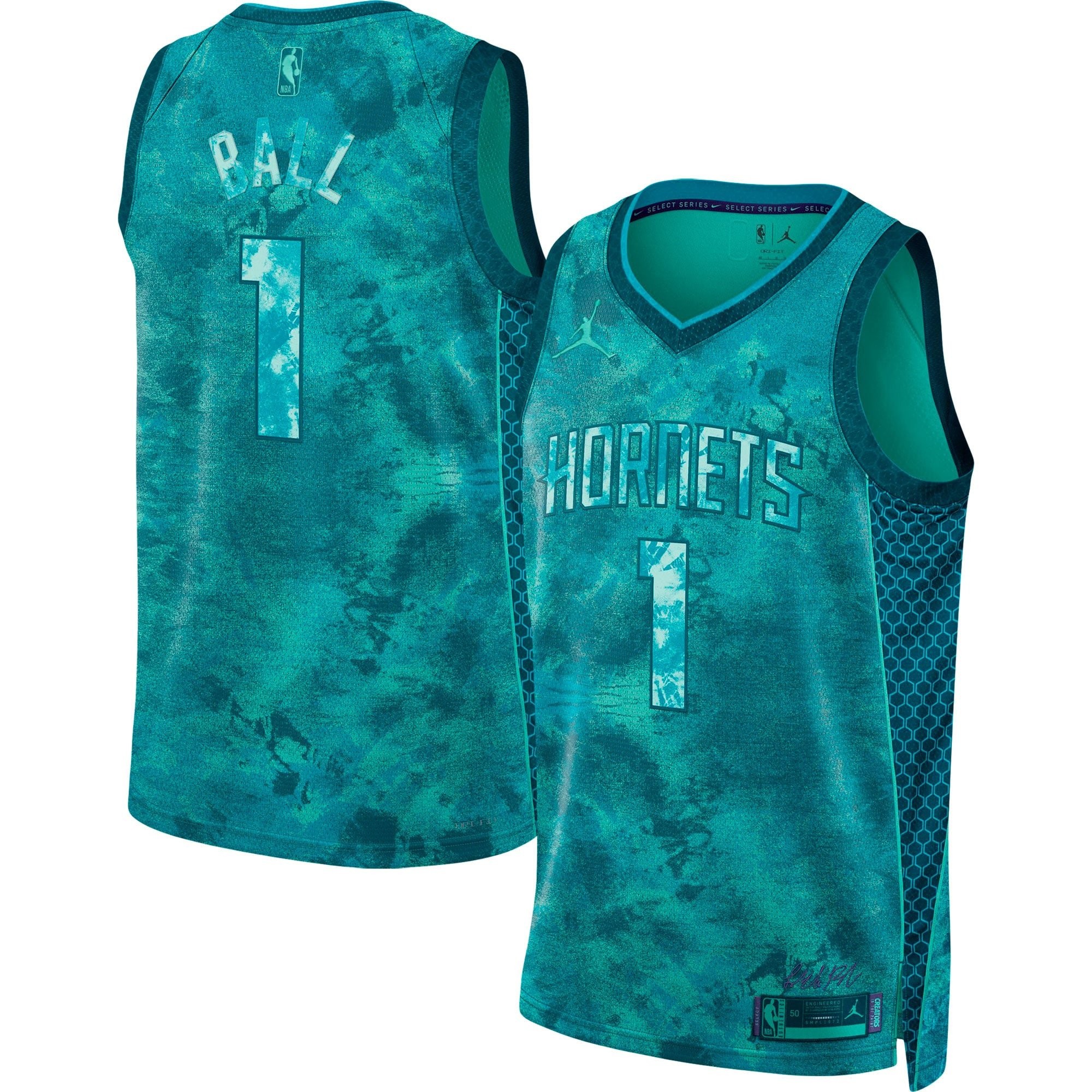 LaMelo Ball 1 Charlotte Hornets Unisex Select Series Swingman Jersey Multicolor