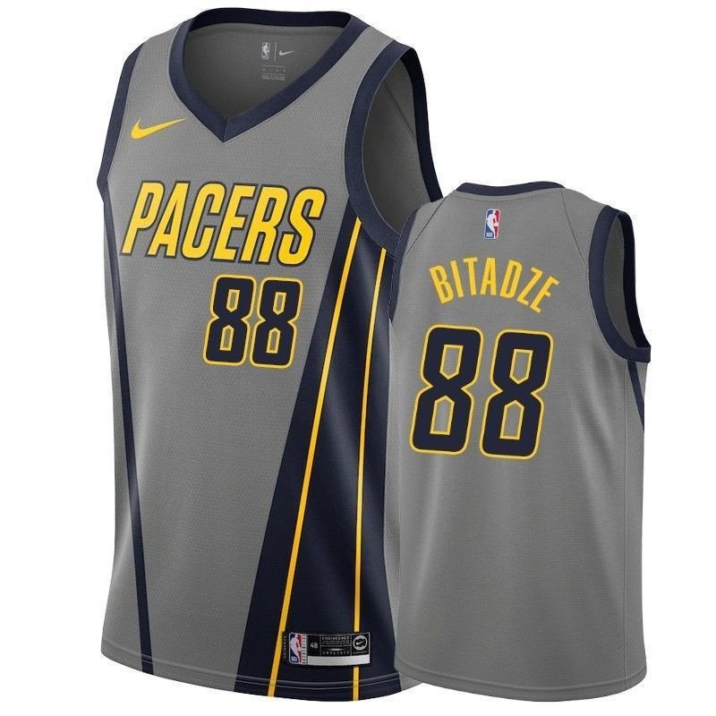 Indiana Pacers Goga Bitadze 88 City Men's Jersey