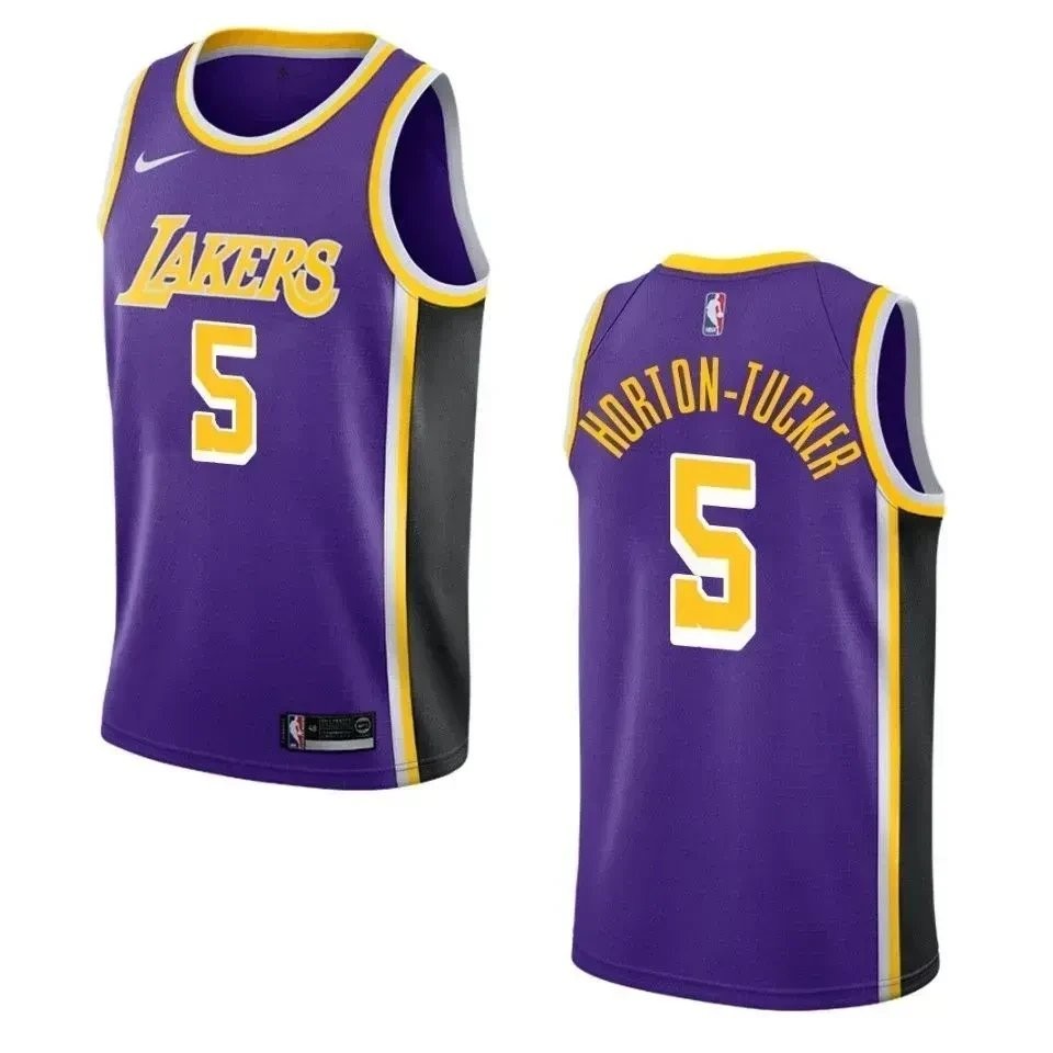Men's Los Angeles Lakers Talen Horton-Tucker Statement Swingman Jersey Purple S-3XL