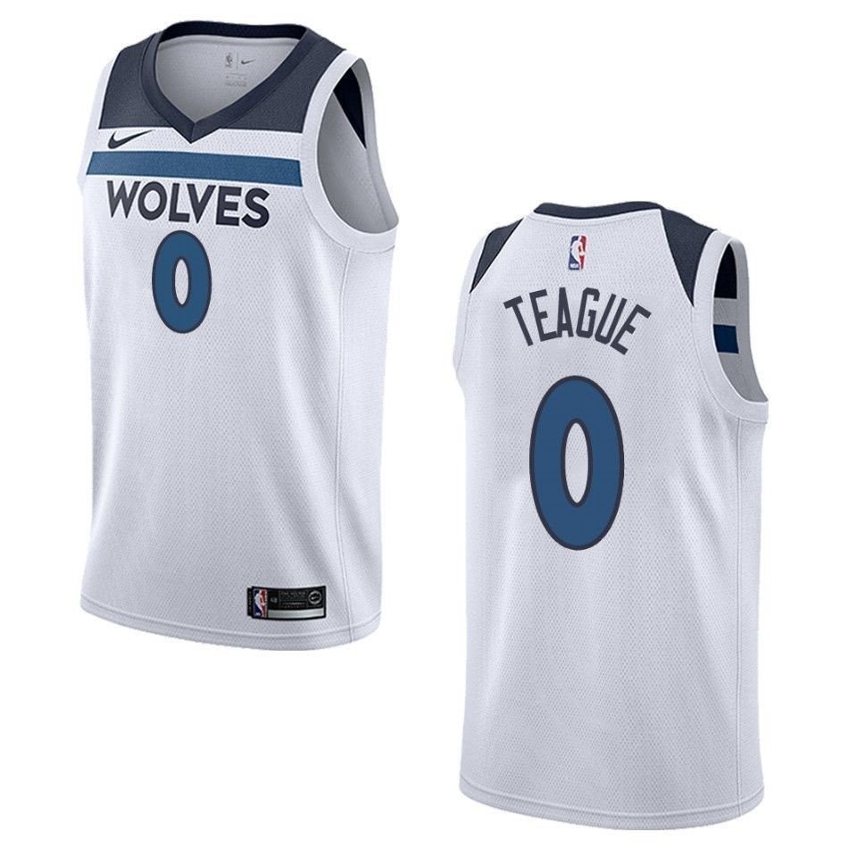 Men's Minnesota Timberwolves Jeff Teague Association Swingman Jersey White